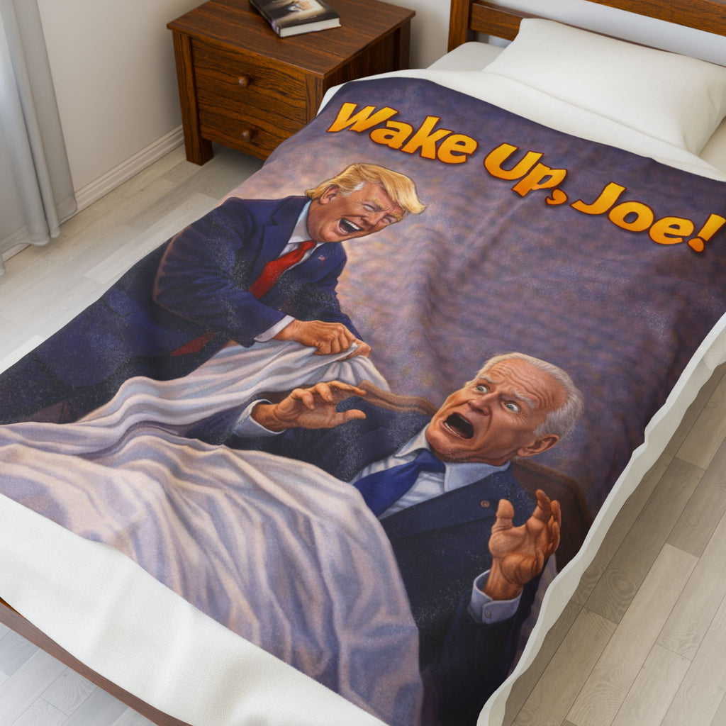 Wake Up, Joe! Plush Blanket