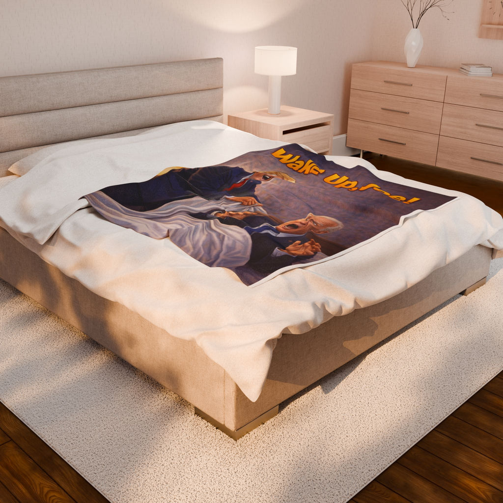 Wake Up, Joe! Plush Blanket