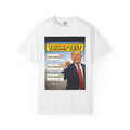 Political Graphic T-Shirt — "TRUMP TEST" Three Terms Design